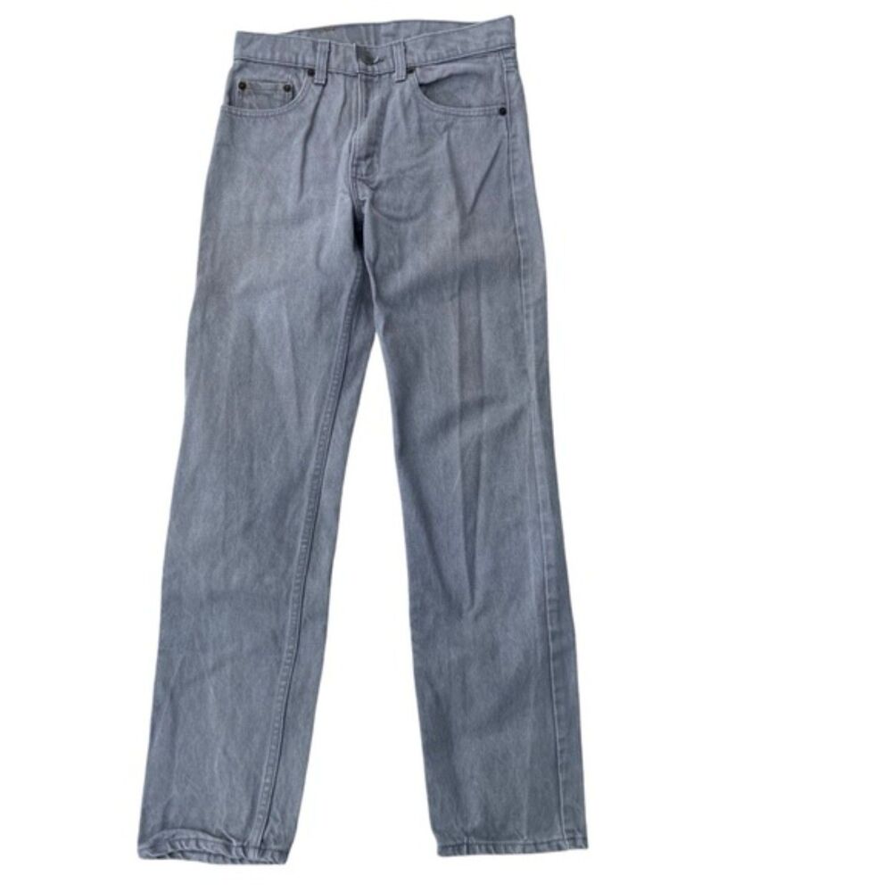 Levi Strauss 505 Gray Wash Jeans 30x32